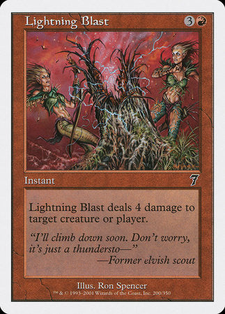 Lightning Blast [Seventh Edition] | Rook's Games and More