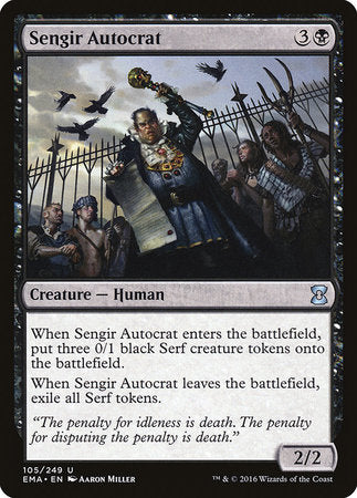Sengir Autocrat [Eternal Masters] | Rook's Games and More