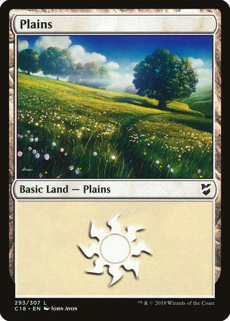 Plains (293) [Commander 2018] | Rook's Games and More