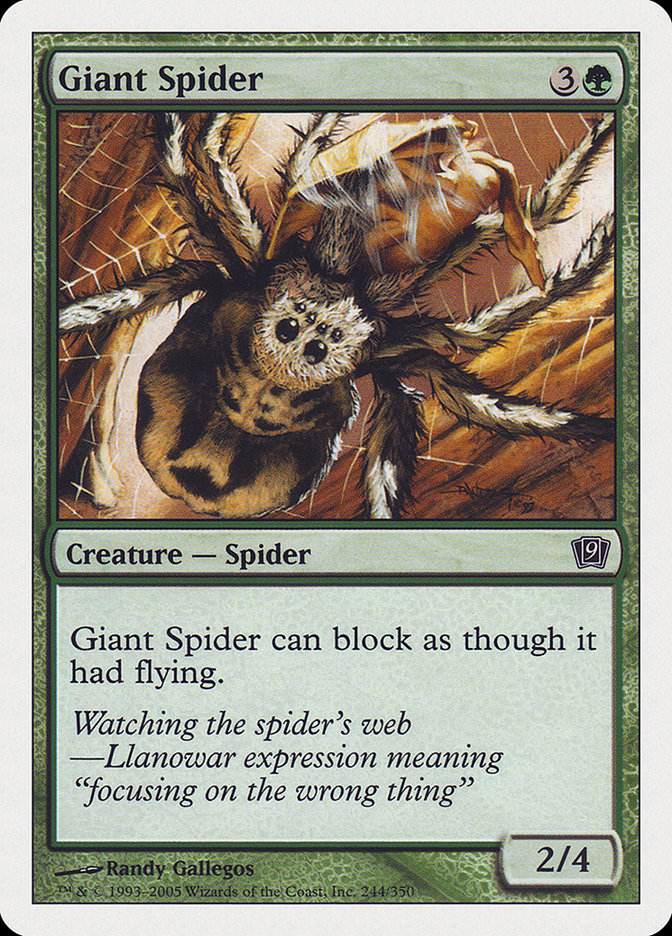 Giant Spider [Ninth Edition] | Rook's Games and More