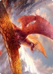 Goldspan Dragon Art Card [Kaldheim: Art Series] | Rook's Games and More