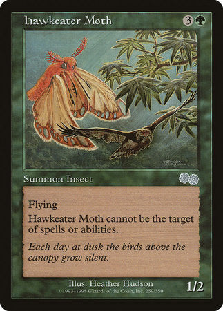 Hawkeater Moth [Urza's Saga] | Rook's Games and More