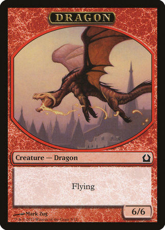 Dragon Token [Return to Ravnica Tokens] | Rook's Games and More