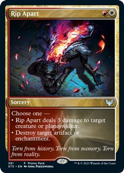 Rip Apart (Promo Pack) [Strixhaven: School of Mages] | Rook's Games and More