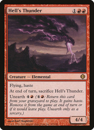 Hell's Thunder [Shards of Alara] | Rook's Games and More