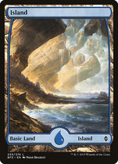 Island (255) - Full Art [Battle for Zendikar]