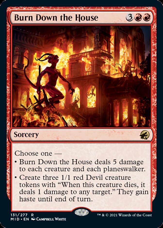 Burn Down the House [Innistrad: Midnight Hunt] | Rook's Games and More