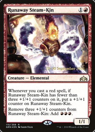 Runaway Steam-Kin [Guilds of Ravnica Promos] | Rook's Games and More