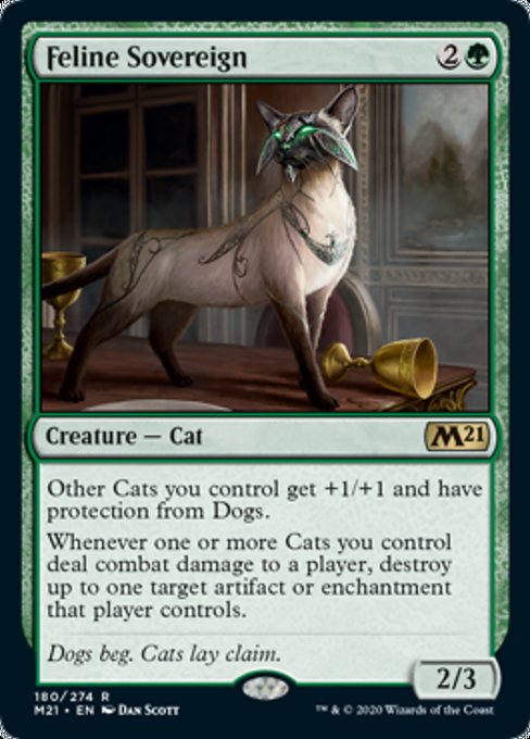 Feline Sovereign [Core Set 2021] | Rook's Games and More