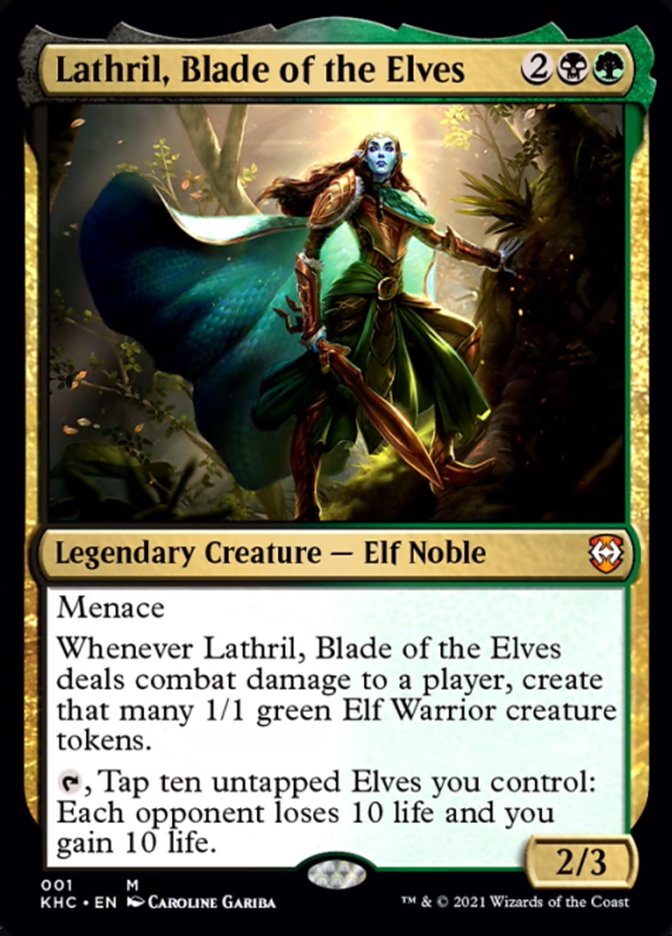 Lathril, Blade of the Elves [Kaldheim Commander] | Rook's Games and More