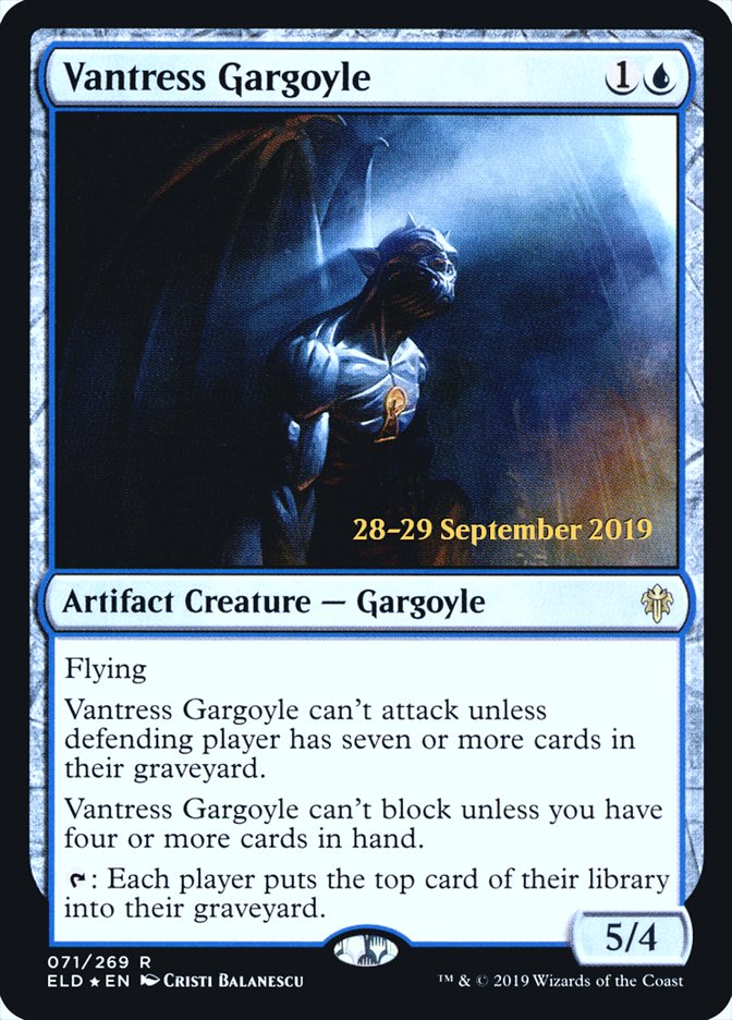 Vantress Gargoyle  [Throne of Eldraine Prerelease Promos] | Rook's Games and More