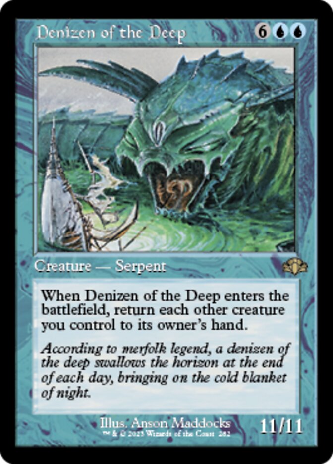 Denizen of the Deep (Retro) [Dominaria Remastered] | Rook's Games and More