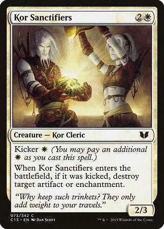 Kor Sanctifiers [Commander 2015] | Rook's Games and More