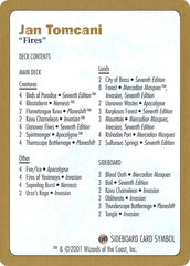 Jan Tomcani Decklist [World Championship Decks 2001]