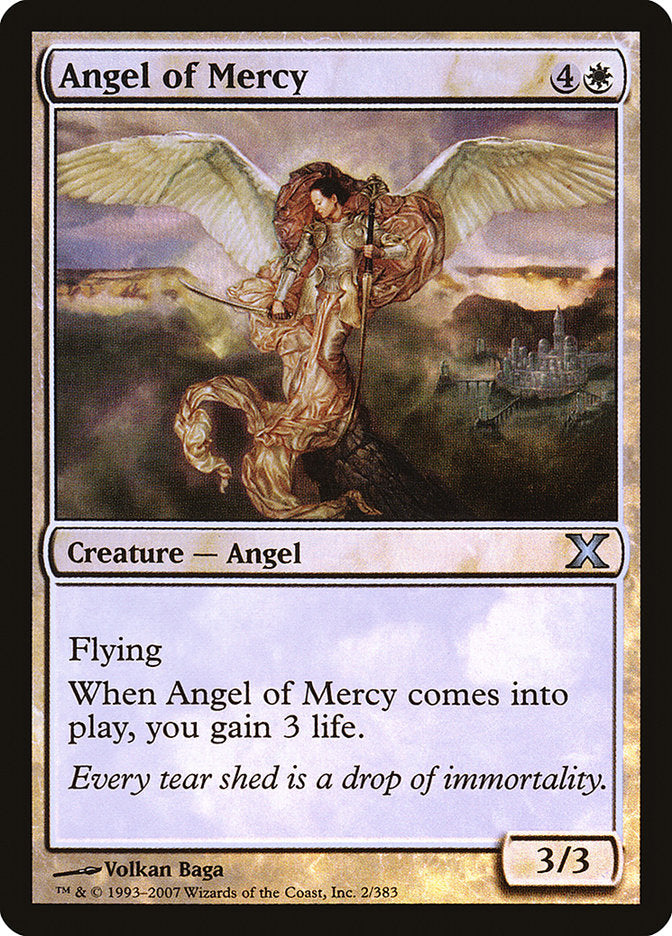 Angel of Mercy (Premium Foil) [Tenth Edition] | Rook's Games and More