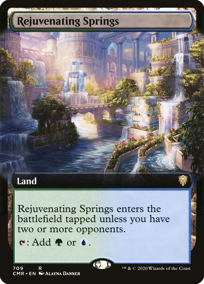 Rejuvenating Springs (Extended) [Commander Legends] | Rook's Games and More