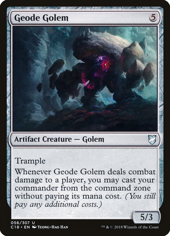 Geode Golem [Commander 2018] | Rook's Games and More