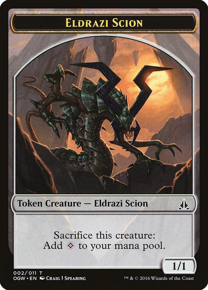 Eldrazi Scion (002/011) [Oath of the Gatewatch Tokens] | Rook's Games and More