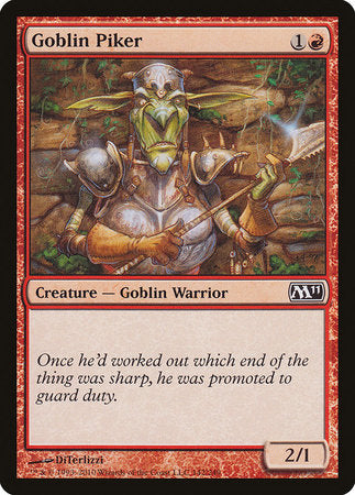 Goblin Piker [Magic 2011] | Rook's Games and More