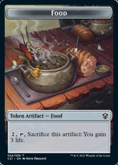 Food // Saproling Token [Commander 2021 Tokens] | Rook's Games and More