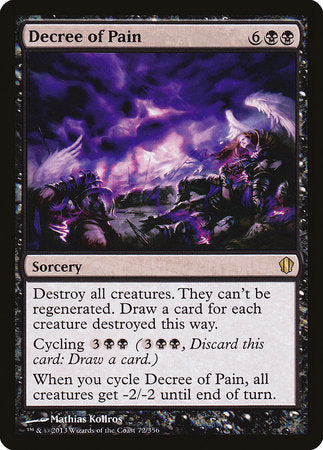 Decree of Pain [Commander 2013] | Rook's Games and More