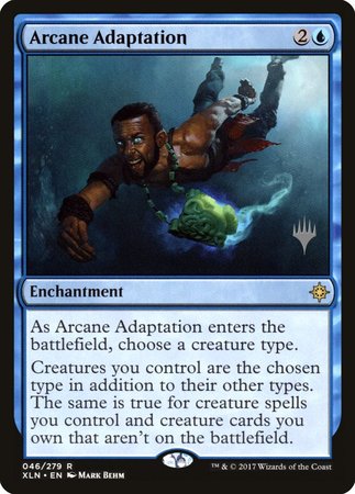 Arcane Adaptation [Ixalan Promos] | Rook's Games and More