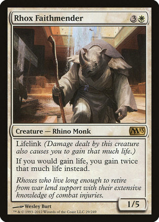 Rhox Faithmender [Magic 2013] | Rook's Games and More