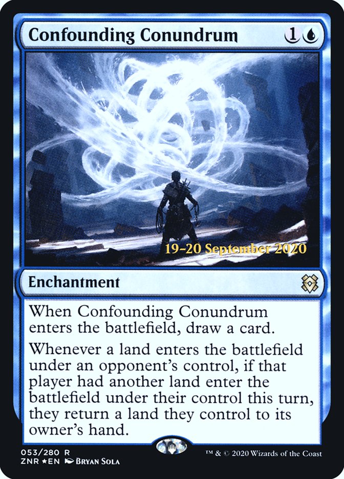 Confounding Conundrum  [Zendikar Rising Prerelease Promos] | Rook's Games and More