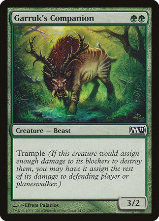 Garruk's Companion [Magic 2011] | Rook's Games and More