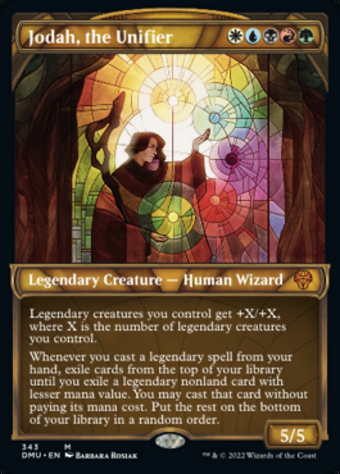Jodah, the Unifier (Showcase Textured) [Dominaria United] | Rook's Games and More