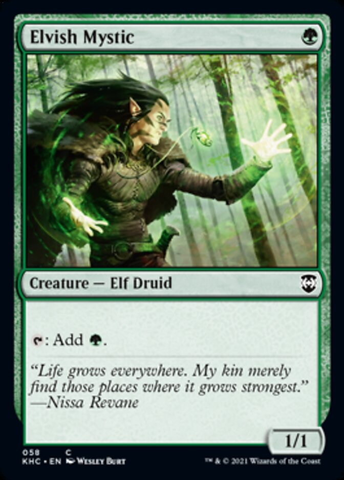 Elvish Mystic [Kaldheim Commander] | Rook's Games and More