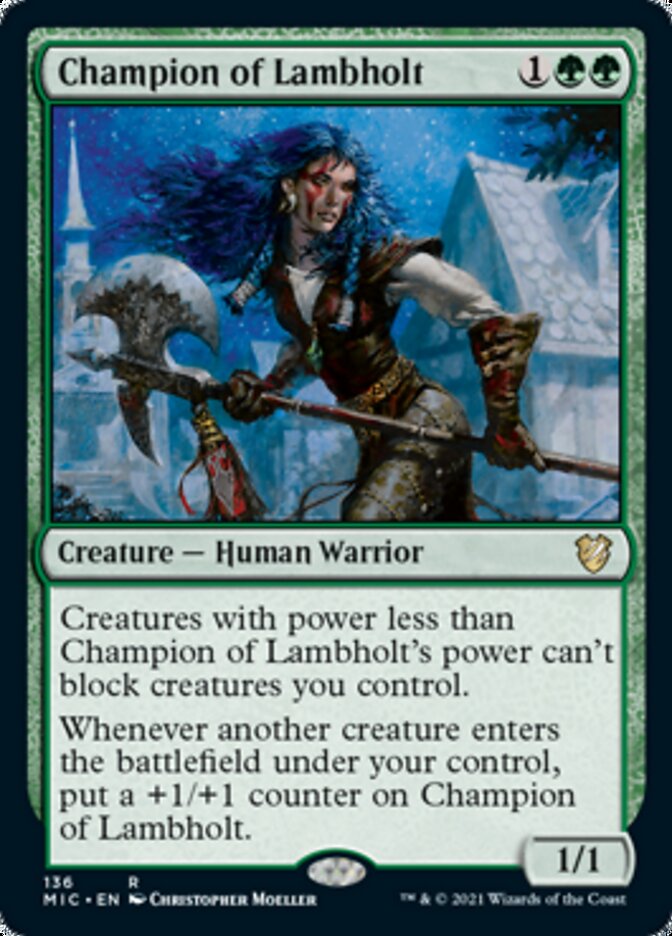 Champion of Lambholt [Innistrad: Midnight Hunt Commander] | Rook's Games and More