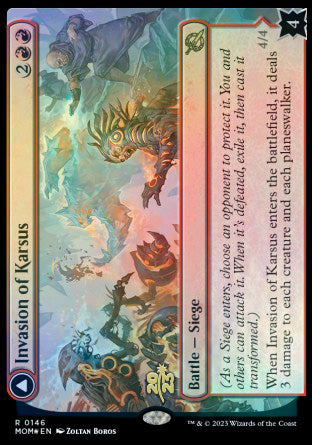 Invasion of Karsus // Refraction Elemental [March of the Machine Prerelease Promos] | Rook's Games and More