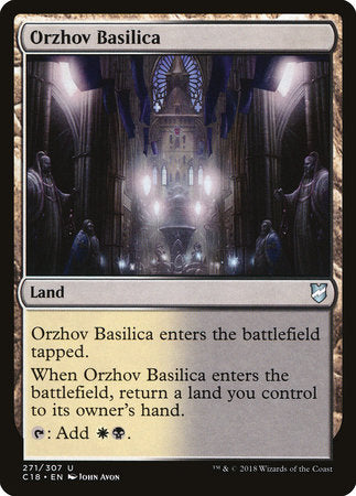 Orzhov Basilica [Commander 2018] | Rook's Games and More