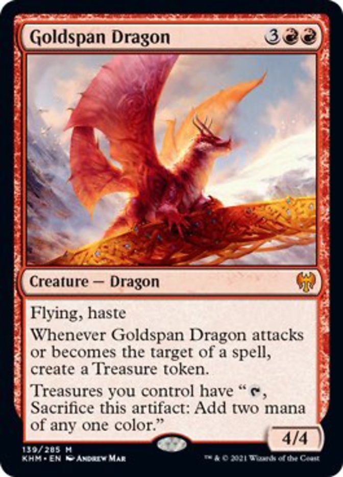 Goldspan Dragon [Kaldheim] | Rook's Games and More