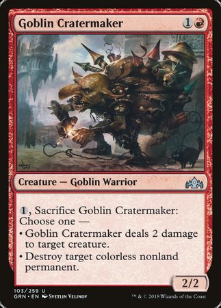 Goblin Cratermaker [Guilds of Ravnica] | Rook's Games and More