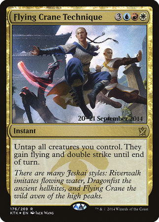 Flying Crane Technique [Khans of Tarkir Promos] | Rook's Games and More