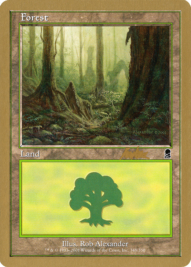 Forest (bk348) (Brian Kibler) [World Championship Decks 2002] | Rook's Games and More