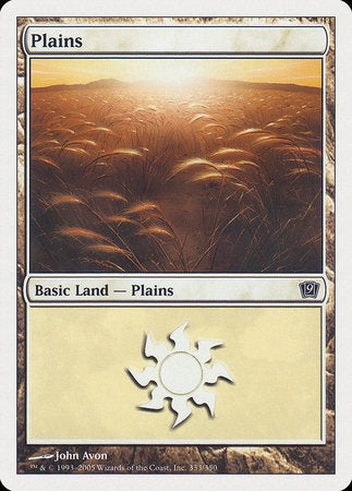Plains (333) [Ninth Edition] | Rook's Games and More