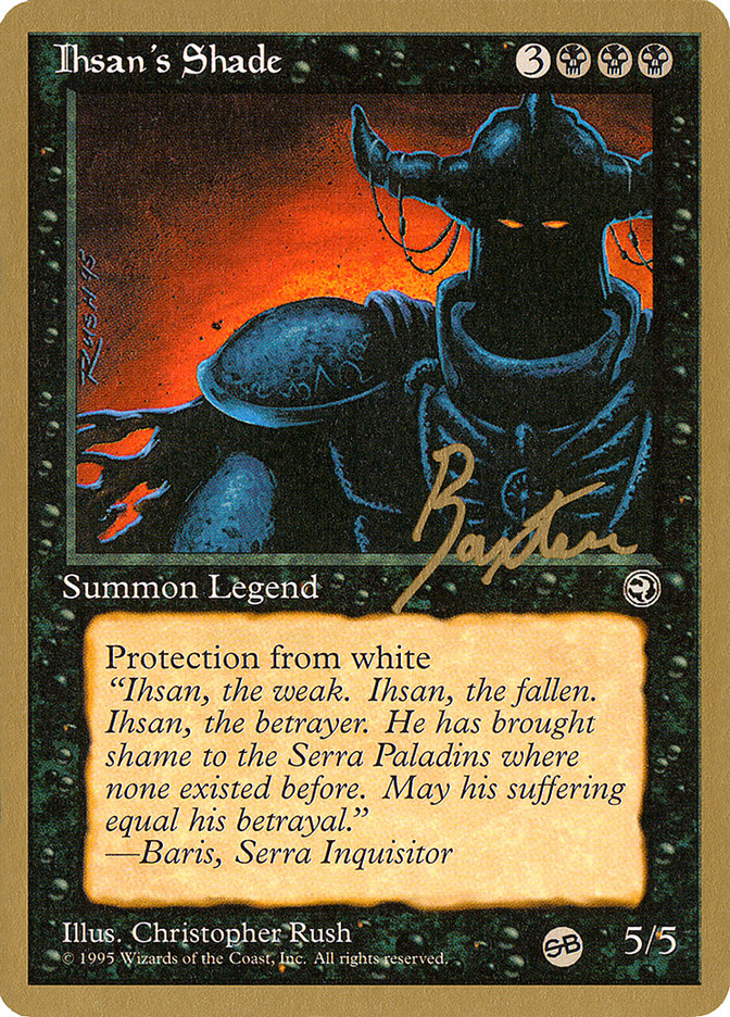 Ihsan's Shade (George Baxter) (SB) [Pro Tour Collector Set] | Rook's Games and More