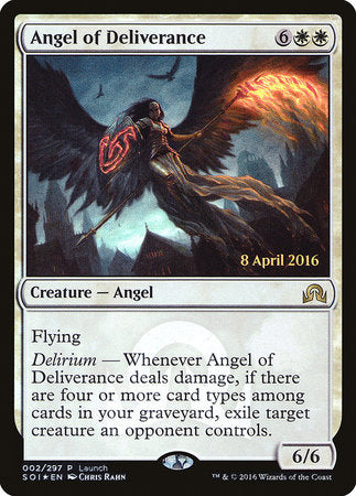 Angel of Deliverance [Shadows over Innistrad Promos] | Rook's Games and More