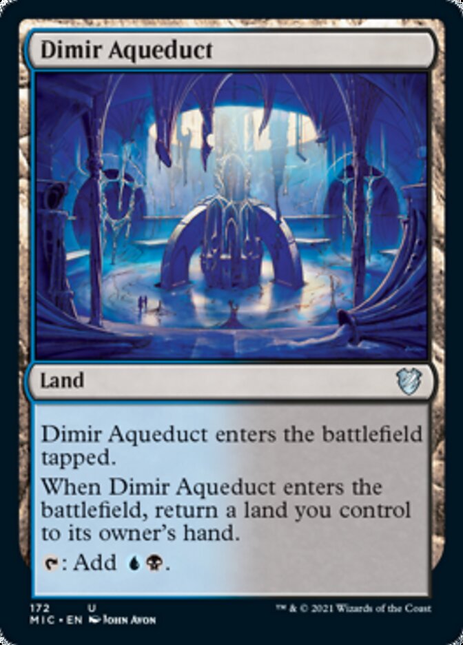 Dimir Aqueduct [Innistrad: Midnight Hunt Commander] | Rook's Games and More