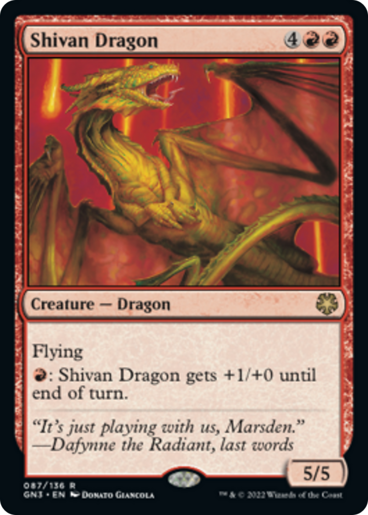 Shivan Dragon [Game Night: Free-for-All] | Rook's Games and More