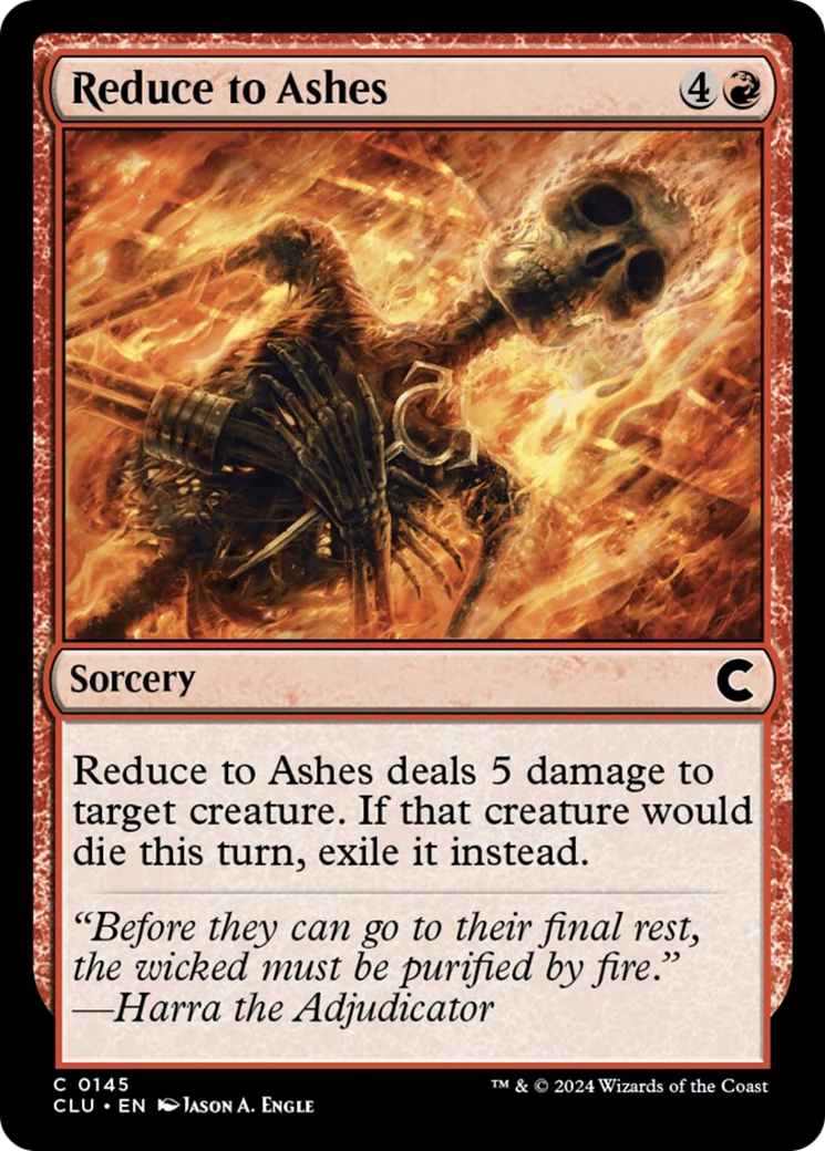 Reduce to Ashes [Ravnica: Clue Edition] | Rook's Games and More