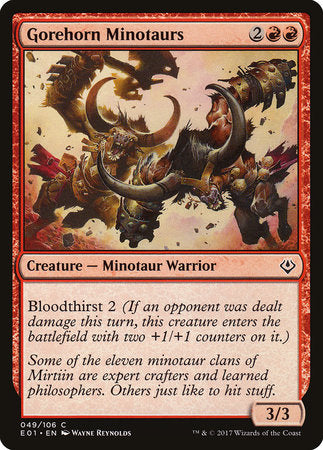 Gorehorn Minotaurs [Archenemy: Nicol Bolas] | Rook's Games and More