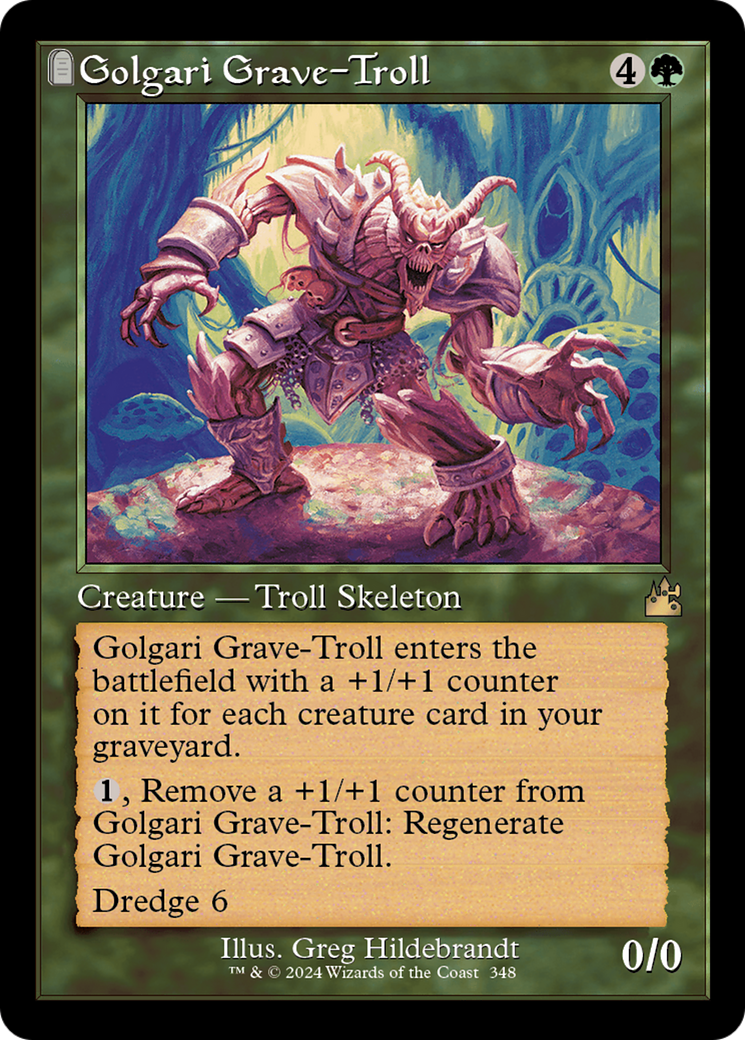 Golgari Grave-Troll (Retro Frame) [Ravnica Remastered] | Rook's Games and More