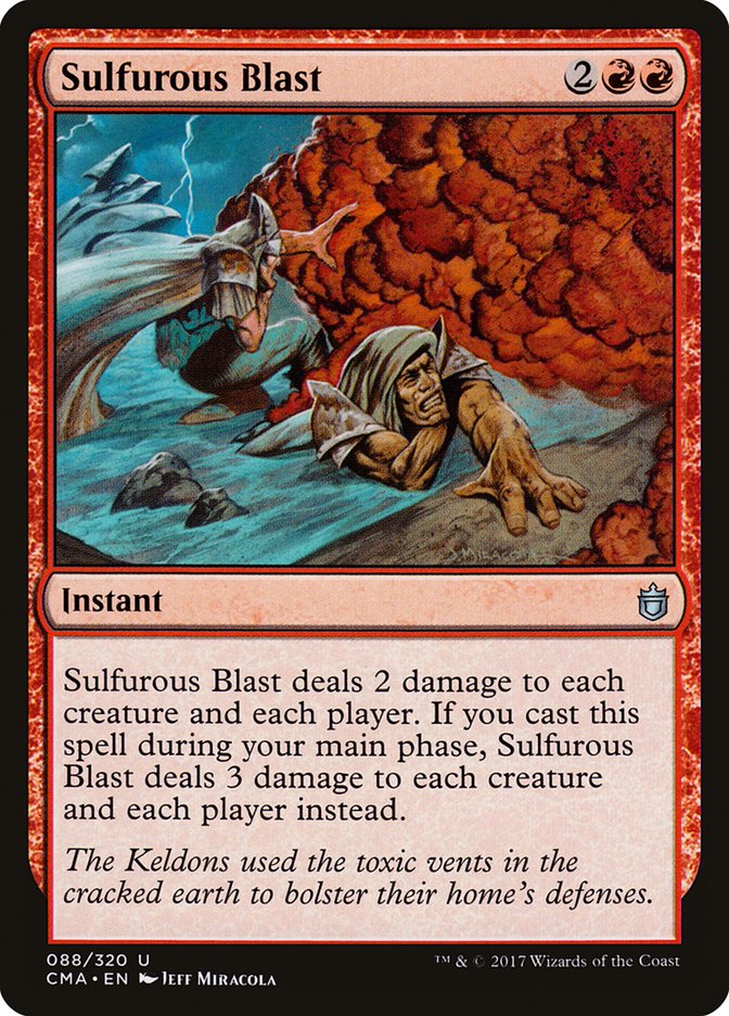 Sulfurous Blast [Commander Anthology] | Rook's Games and More