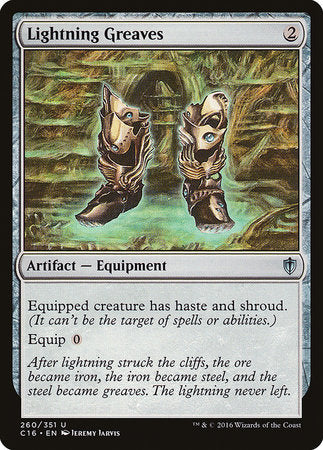 Lightning Greaves [Commander 2016] | Rook's Games and More