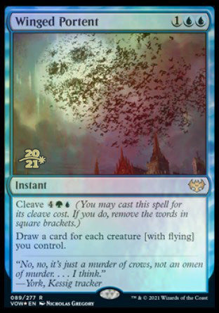 Winged Portent [Innistrad: Crimson Vow Prerelease Promos] | Rook's Games and More