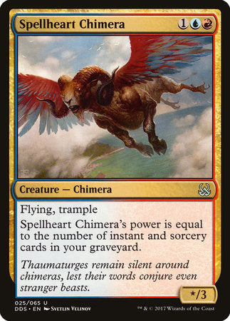 Spellheart Chimera [Duel Decks: Mind vs. Might] | Rook's Games and More